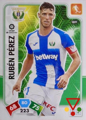 189 Rubén Pérez de la colección Adrenalyn XL Liga Santander 2019-20 en ACABARAMOS.COM