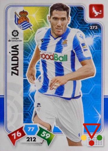 273 Zaldúa de la colección Adrenalyn XL Liga Santander 2019-20 en ACABARAMOS.COM