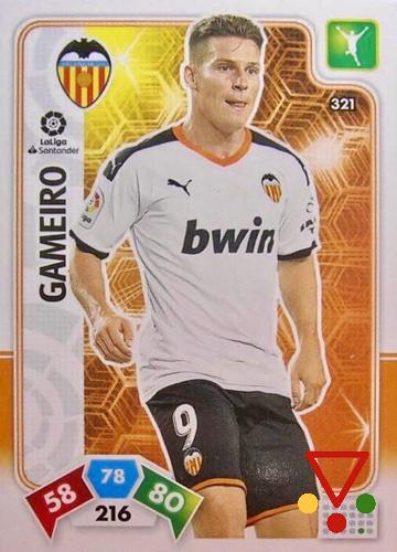 321 Gameiro de la colección Adrenalyn XL Liga Santander 2019-20 en ACABARAMOS.COM