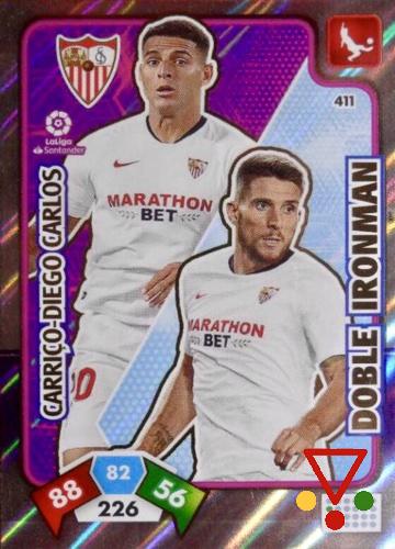 411 Carriço-Diego Carlos de la colección Adrenalyn XL Liga Santander 2019-20 en ACABARAMOS.COM