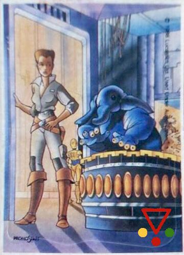 25 Elefante azul de la colección Star Wars. Ewoks y Droids en ACABARAMOS.COM