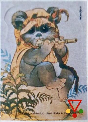 2 Ewok con flauta de la colección Star Wars. Ewoks y Droids en ACABARAMOS.COM