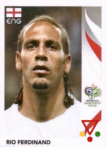 99 Rio Ferdinand de la colección 2006 FIFA World Cup Germany en ACABARAMOS.COM