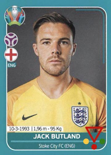 ENG9 Jack Butland de la colección UEFA Euro 2020 Official Preview en ACABARAMOS.COM