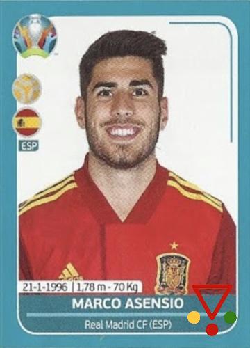 ESP-A5 Marco Asensio de la colección UEFA Euro 2020 Official Preview en ACABARAMOS.COM
