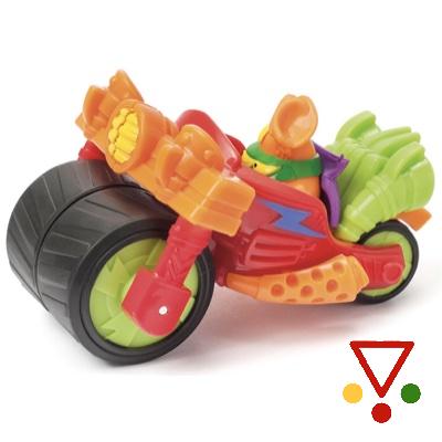 Sj7 MonsterBike (frente naranja) de la colección SuperThings Serie 6. Secret Spies en ACABARAMOS.COM