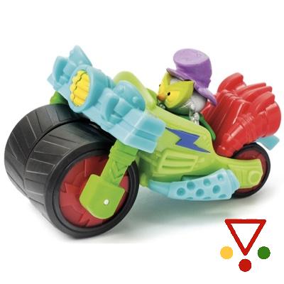 Sj8 MonsterBike (frente azul) de la colección SuperThings Serie 6. Secret Spies en ACABARAMOS.COM