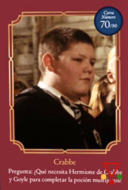 70 Crabbe de la colección Harry Potter Carrefour en ACABARAMOS.COM