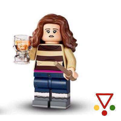 3 Hermione Granger de la colección Minifiguras LEGO Harry Potter. Serie 2 en ACABARAMOS.COM