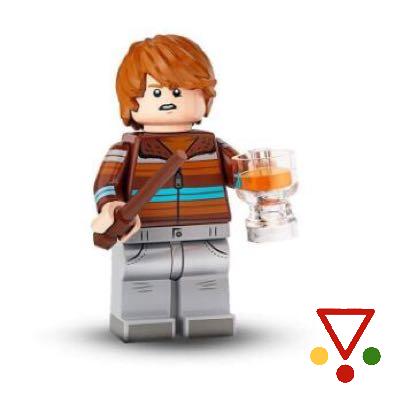 4 Ron Weasley de la colección Minifiguras LEGO Harry Potter. Serie 2 en ACABARAMOS.COM