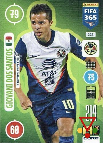 223 Giovani dos Santos de la colección FIFA 365 2021 Adrenalyn XL en ACABARAMOS.COM