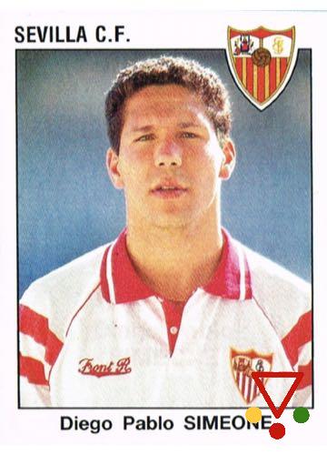 251 Diego Pablo Simeone de la colección Futbol 93-94. Estrellas de la Liga en ACABARAMOS.COM