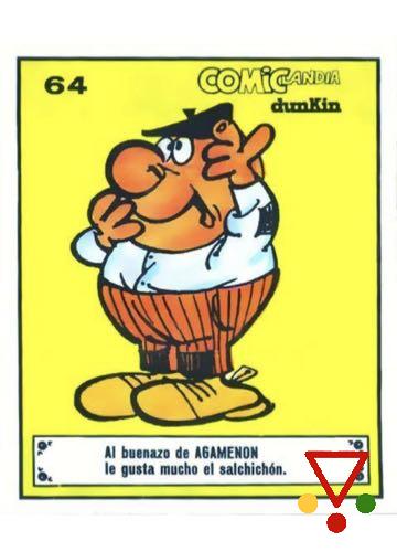 64 Agamenon de la colección ComicLandia. Famosos de la Historieta. Gallina Blanca en ACABARAMOS.COM