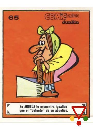 65 Abuela de Agamenon de la colección ComicLandia. Famosos de la Historieta. Gallina Blanca en ACABARAMOS.COM