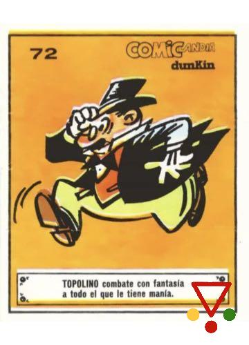72 Topolino de la colección ComicLandia. Famosos de la Historieta. Gallina Blanca en ACABARAMOS.COM