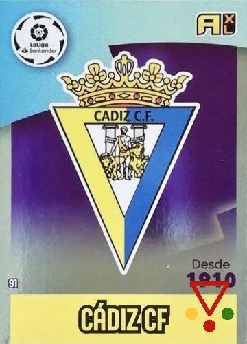 91 Escudo de la colección Adrenalyn XL Liga Santander 2020-21 en ACABARAMOS.COM