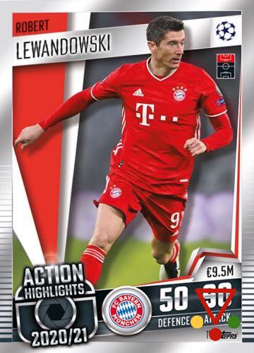 172 Robert Lewandowski de la colección Match Attax 101 Season 2020-21 en ACABARAMOS.COM