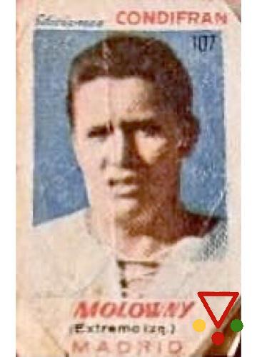 107 Molowny de la colección Ases del Futbol 1950-51 1ª División en ACABARAMOS.COM