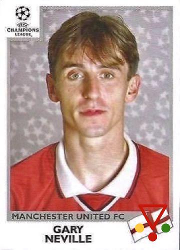 122 Gary Neville de la colección UEFA Champions League 1999-2000 en ACABARAMOS.COM