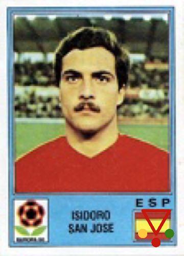 181 Isidoro San Jose de la colección UEFA Euro 1980 Italia en ACABARAMOS.COM