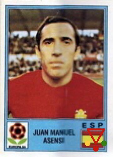 188 Juan Manuel Asensi de la colección UEFA Euro 1980 Italia en ACABARAMOS.COM