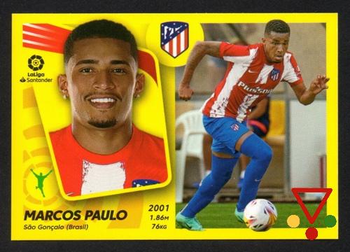 UF17 Marcos Paulo de la colección LIGA ESTE 2021-22 en ACABARAMOS.COM
