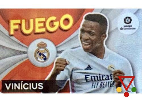 FueRMA Vinícius Jr de la colección CHICLE LIGA 2021-22 en ACABARAMOS.COM