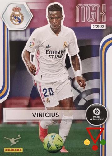 234 Vinícius Jr de la colección MEGACRACKS 2021-22 en ACABARAMOS.COM