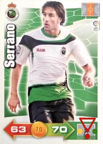 249 Serrano de la colección Adrenalyn XL Liga BBVA 2010-11 en ACABARAMOS.COM