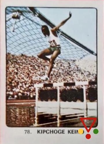 78 Kipchoge Keino de la colección Campeones del deporte mundial en ACABARAMOS.COM