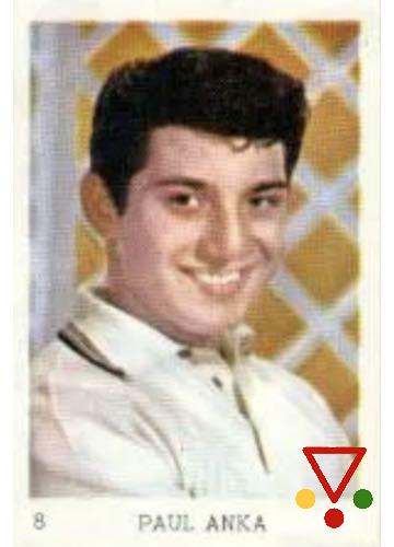 8 Paul Anka de la colección Pantalla. Album de Estrellas en ACABARAMOS.COM