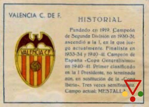 H Historial de la colección Cromos Deporte e Instruccion. Valencia C.F. en ACABARAMOS.COM
