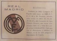 Cromos Deporte e Instruccion. Real Madrid