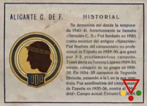 H Historial de la colección Cromos Deporte e Instruccion. Alicante C. de F, en ACABARAMOS.COM