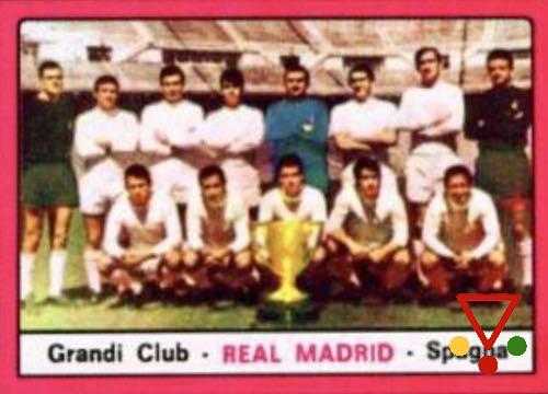 638 Squadra Real Madrid de la colección Calciatori 1967-1968 en ACABARAMOS.COM