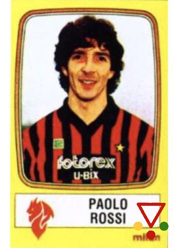 157 Paolo Rossi de la colección Calciatori 1985-1986 en ACABARAMOS.COM