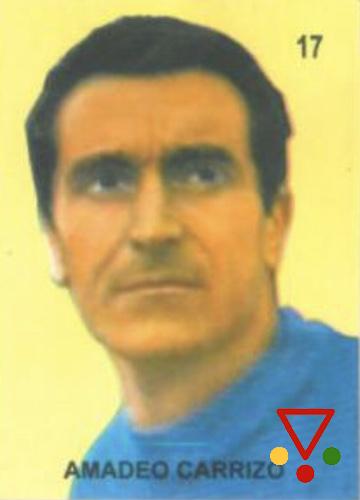 17 Amadeo Carrizo de la colección Campeonato Mundial de Futbol 1958 Suecia en ACABARAMOS.COM