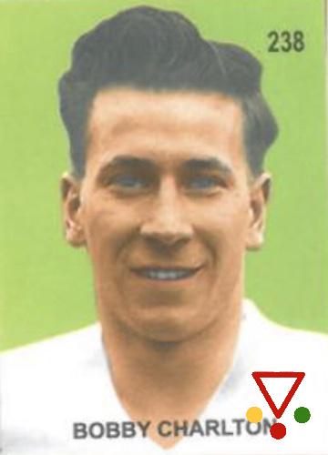 238 Bobby Charlton de la colección Campeonato Mundial de Futbol 1958 Suecia en ACABARAMOS.COM