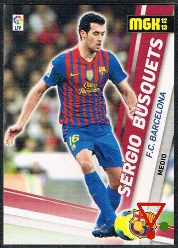 45 Sergio Busquets de la colección MEGACRACKS 2012-13 en ACABARAMOS.COM