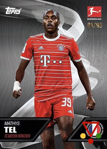 3b Mathys Tel de la colección Bundesliga International Stars 2022-2023 en ACABARAMOS.COM