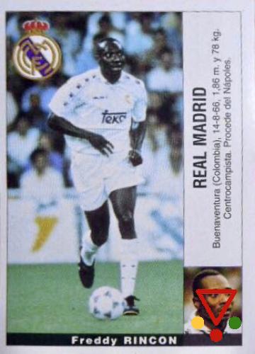 UF35 Freddy Rincon de la colección Liga 95-96 en ACABARAMOS.COM