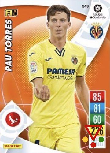349 Pau Torres de la colección Adrenalyn XL Liga Santander 2021-22 en ACABARAMOS.COM