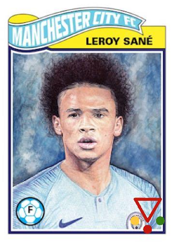 5 Leroy Sané  de la colección UEFA Champions League Living Set en ACABARAMOS.COM