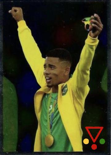 8 Gabriel Jesus de la colección Seleção Brasileira - Rússia 2018 en ACABARAMOS.COM