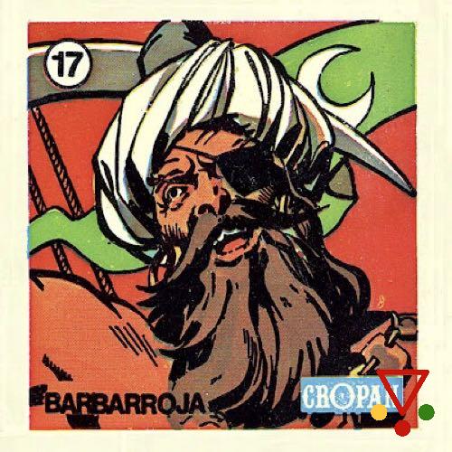 17 Barbarroja de la colección Los Grandes Guerreros te hablan... en ACABARAMOS.COM