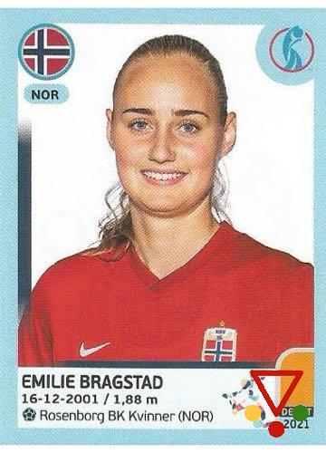 88 Emilie Bragstad de la colección UEFA Womens Euro England 2022 en ACABARAMOS.COM