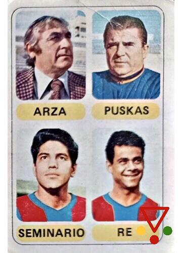 329 Arza/Puskas/Seminario/Ré de la colección Futbol en Accion 1977-1978 en ACABARAMOS.COM