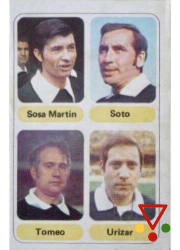 391 Sosa Martin/Soto/Tomeo/Urizar de la colección Futbol en Accion 1977-1978 en ACABARAMOS.COM