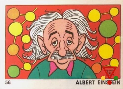 56 Albert Einstein de la colección OK VIP en ACABARAMOS.COM