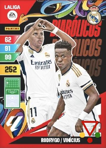 440 Rodrygo/Vinícius de la colección Adrenalyn XL Liga EaSports 2023-24 en ACABARAMOS.COM